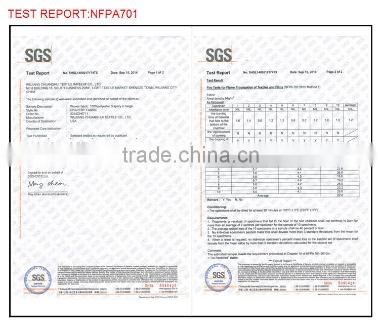 2013 NEW ARRIVAL POLY linen fabric