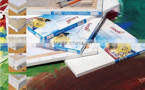 100% cotton blank stretched canvas