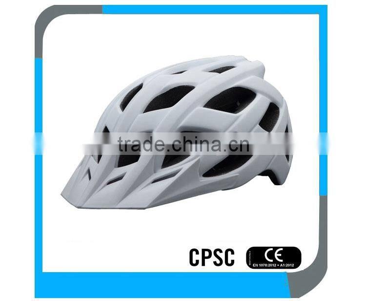 supply cheap CE CPSC ultralight pretty in mould men and lady MTB bike helmet with visor design OEM service