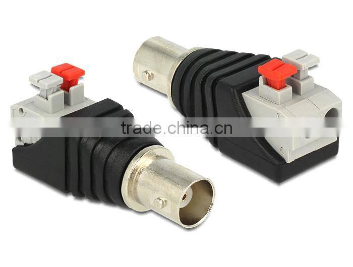 Coax Cat5 Cat6 BNC female CCTV Connector,BNC female Jack Video Balun Connectors BNC Female plug