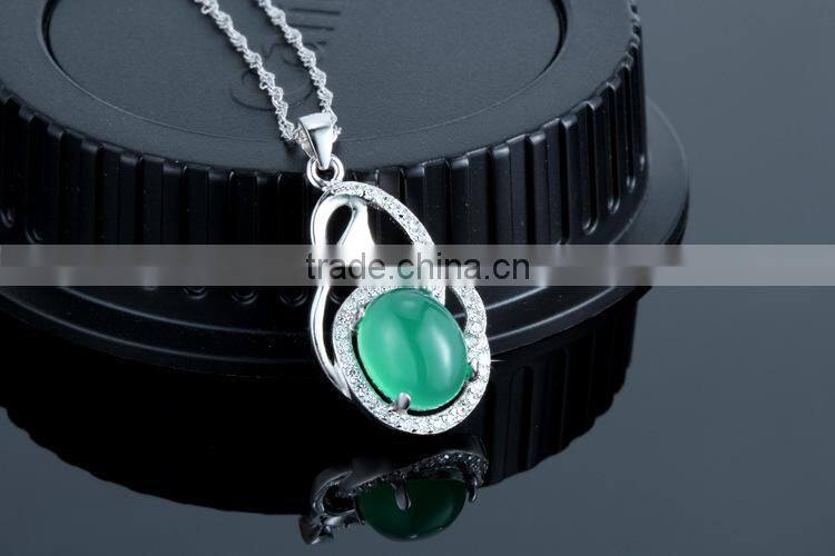 925 sterling silver natural agate stone best gemstone jewelry gift for mother meaningful pendant necklace