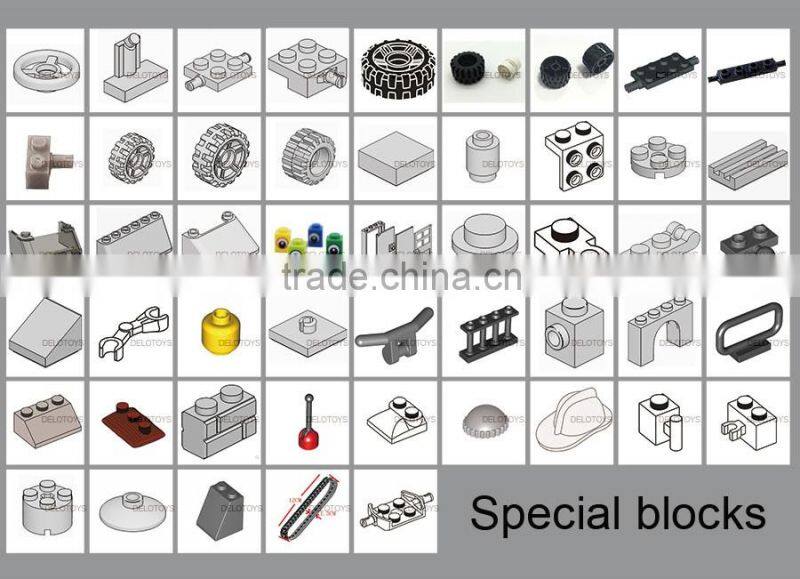 4*12 dots bricks Plastic random building blocks regular blocks in bulk DE00054-5