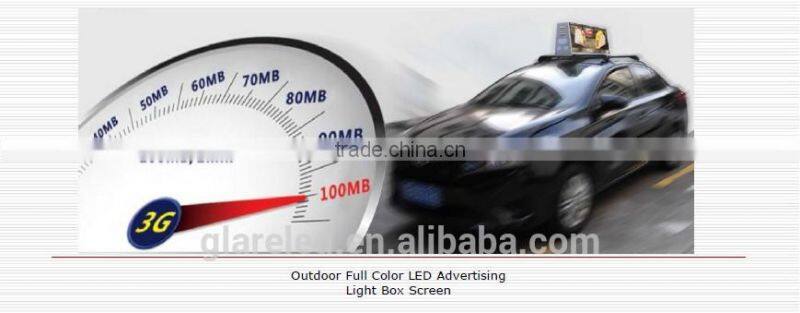 double sided advertisement for cars led display