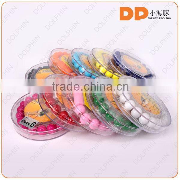 2016 The best Colorful USB cable Bracelet USB cable data transfer for Samsung etc