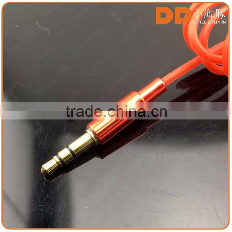 alibaba 3.5mm plug metal sport earbuds glow in dark fluorescence earphone