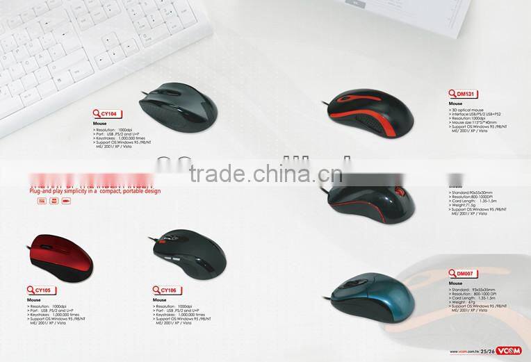 VCOM Different Shapes Wireless Scroll Wheel USB Mini Mouse