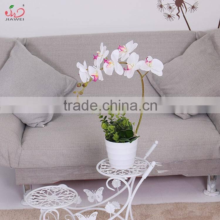 China cheap wholeasale artificial plant butterfly orchid flower garden decoration