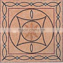 nature marble mosaic flower pattern
