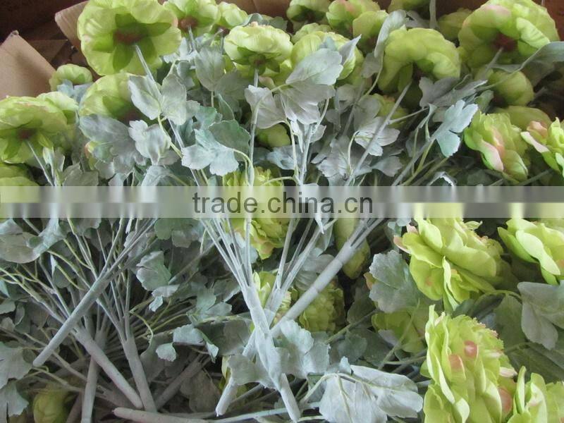 silk ranunculus bunch 5heads