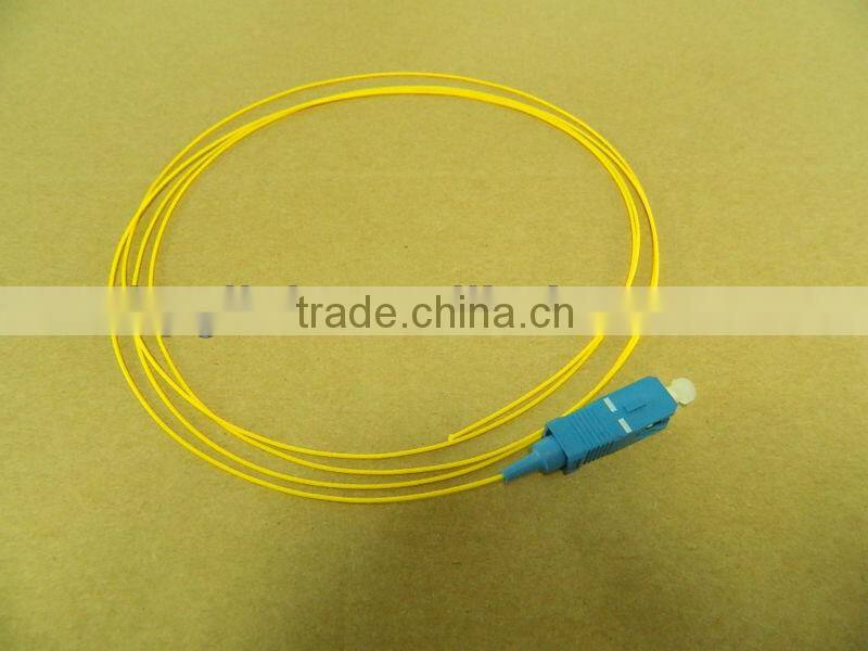 High Quality fiber optical sc/apc pigtail,5m sc optic pigtail for network solution