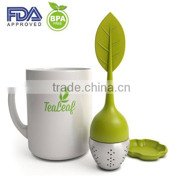 Cute Whale Tea Infuser Silicone Material, Small Whale Silicone Strainer, Silicone Whale Tea Bag