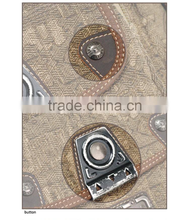 Retro Canvas Messenger Bag Travel Messenger Bag Men Canvas Crossbody Bag Men Shoulder Bag Canvas Sling Bag For Boys