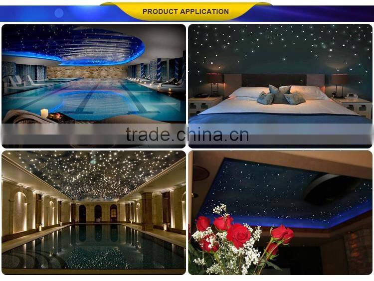 10W white LED optic fiber twinkle color wheel light for star sky ceiling decoration