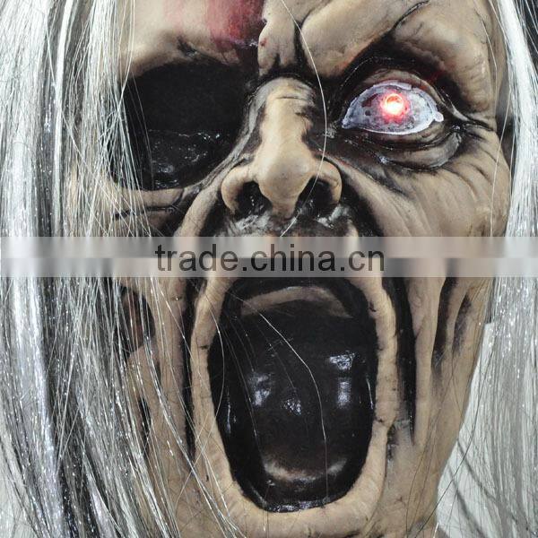 Half body hanging ghost with rope