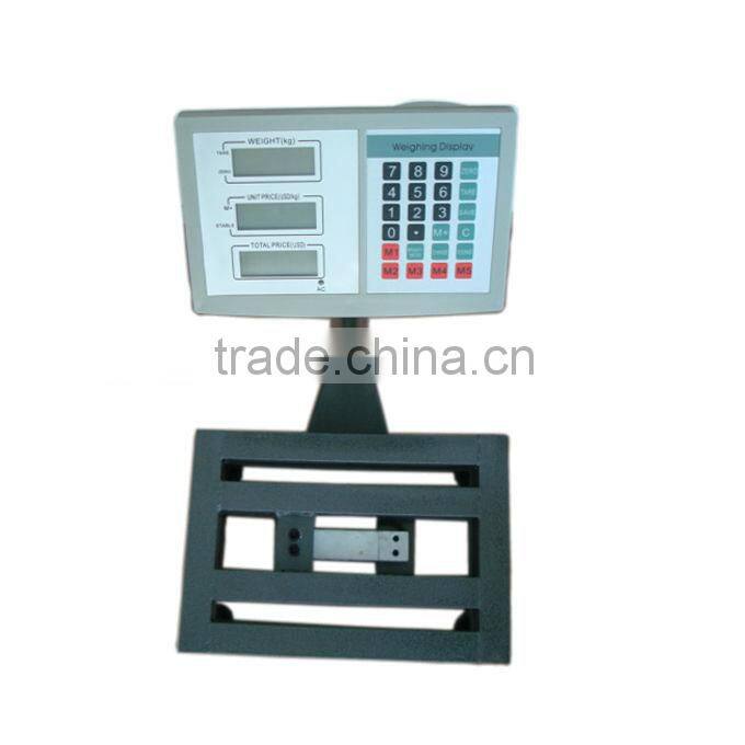 2016 New High Quality Platform Weighing Price Scale 60kg weighing scale for sale