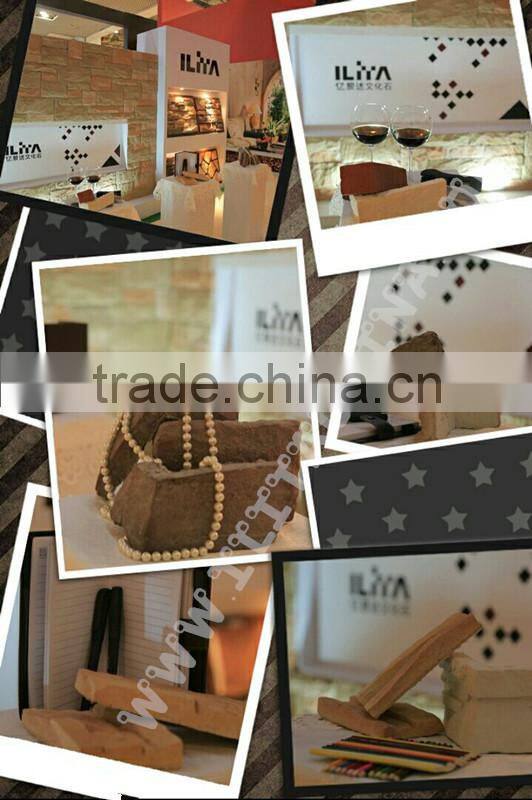 Bright Luster Wall decorative stones for veneers with light weight