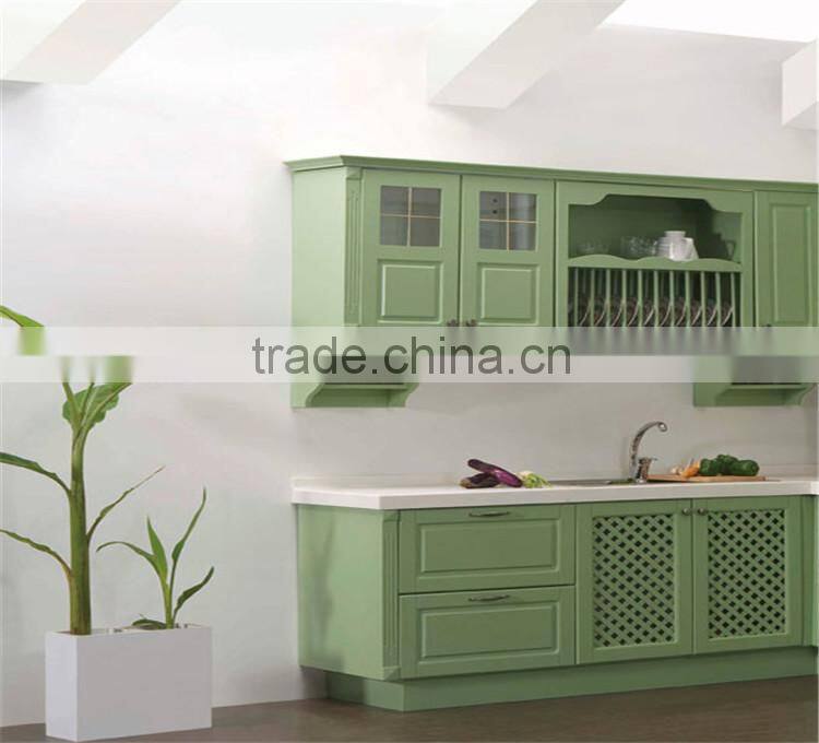 Ready made kitchen cabinets, farm style solid wood kitchen cabinet