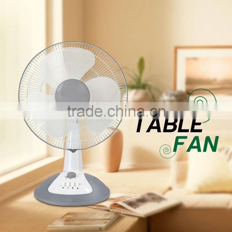 16'' desk fan parts, solar rechargeable table fan