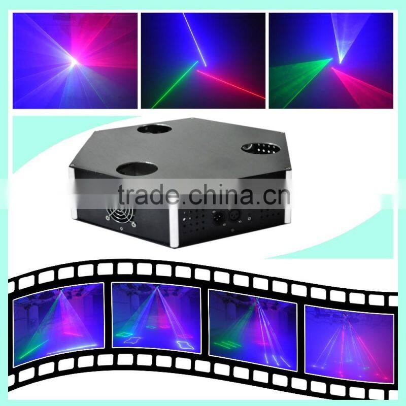 Three Lens RGB Laser Disco light