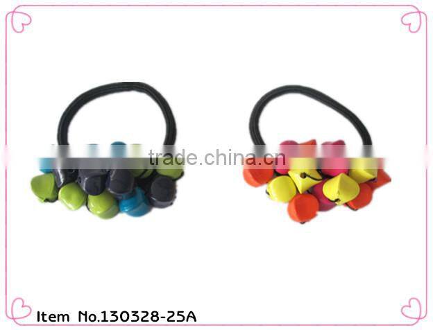 rainbow colored hair rubber bands