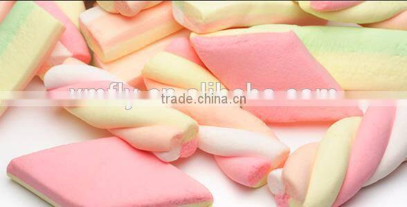 70g long twisted marshmallow lollipop cotton candy