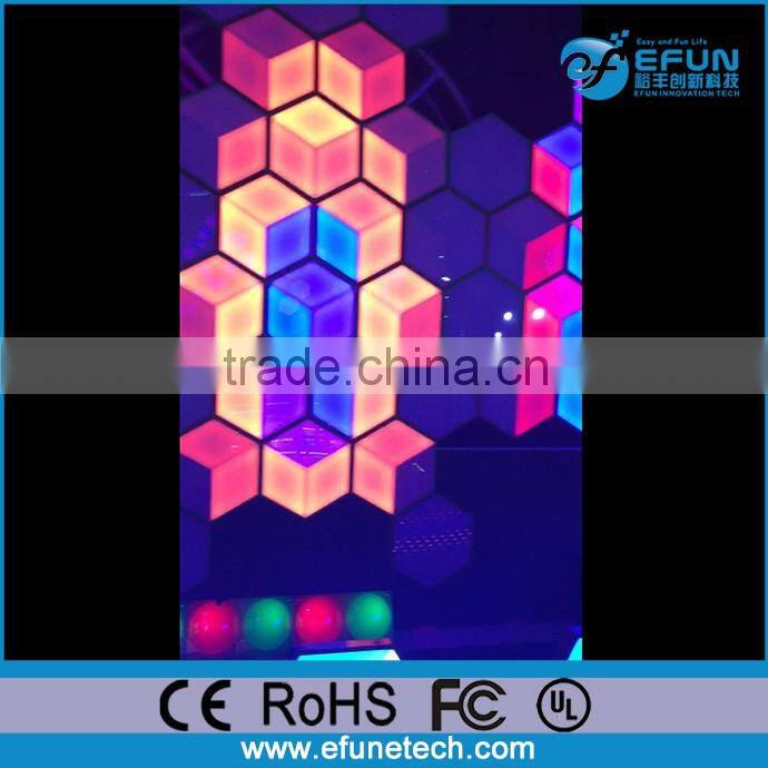 3D visual effect led honeycomb light for disco/dj/nightclub wall background light decorative