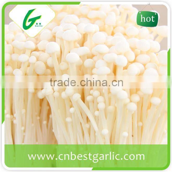 Boiled fresh enoki mushroom