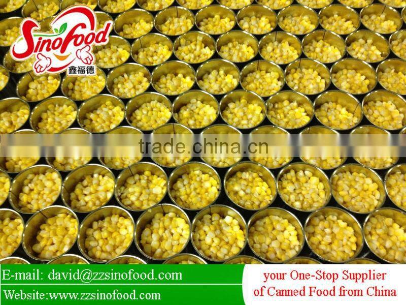 types of Canned Sweet corn