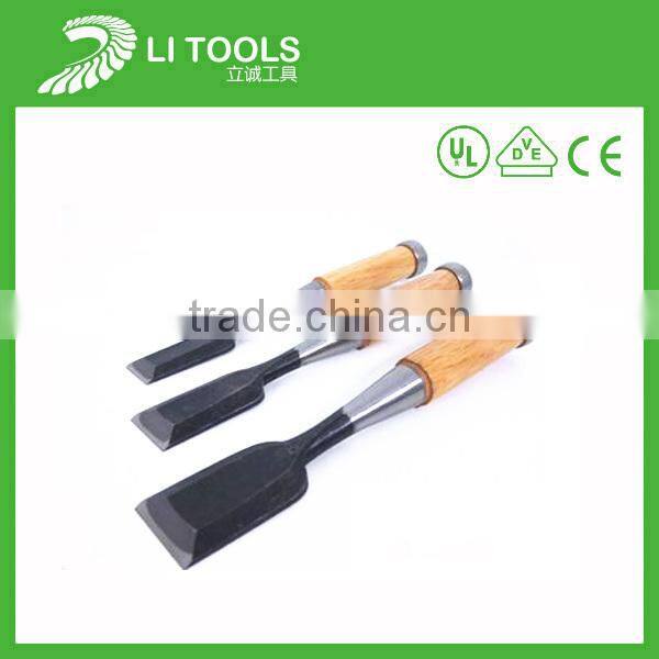 Bevel Edge plastic handle 250mm/300mm point wood carving chisel set