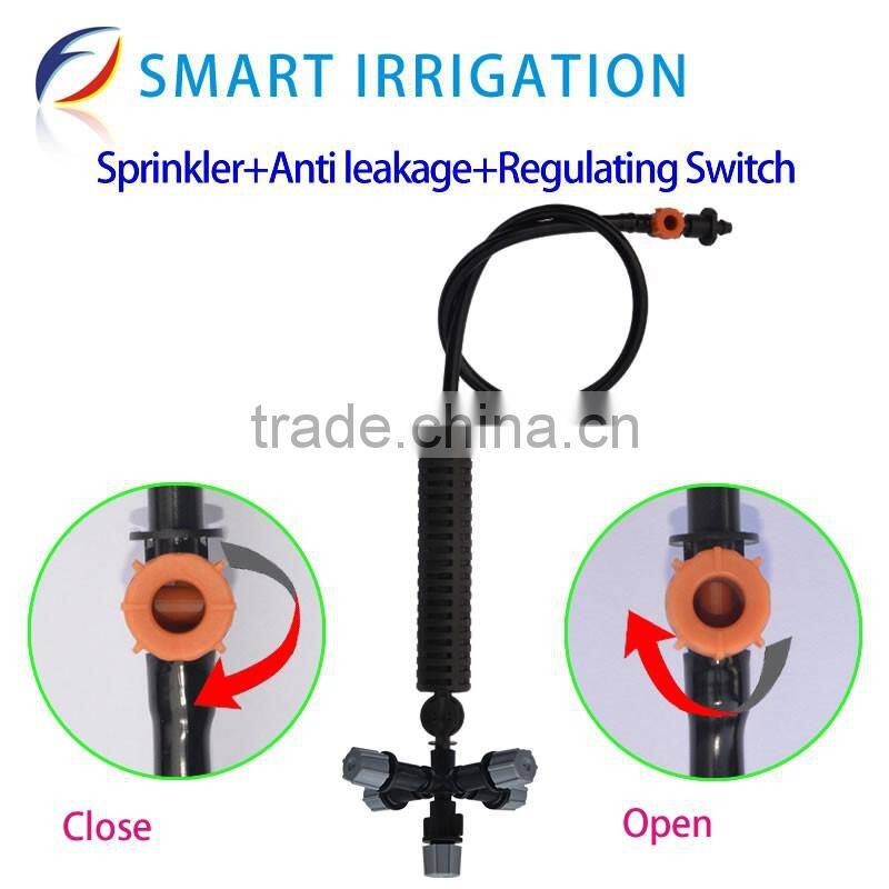 Mist garden hose automatic brass sprinkler nozzle