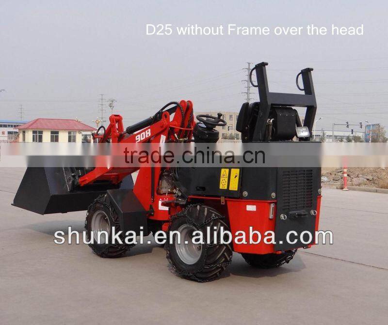 Chinese CE 4WD good quality Mini Wheel Loader