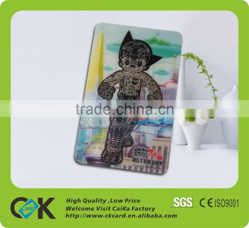 High quality Irregular size fancy and fashion 3D personalized card