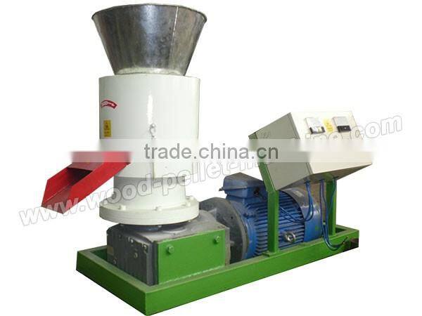 Small Capacity Flat Die Pellet Mill for Sunflower Seed Husk