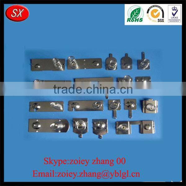 China Manufacturer Custom Zinc Plate Brass Battery Contact Plate