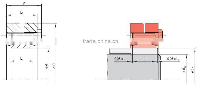 RLK603 universal coupling assembly without pin joint