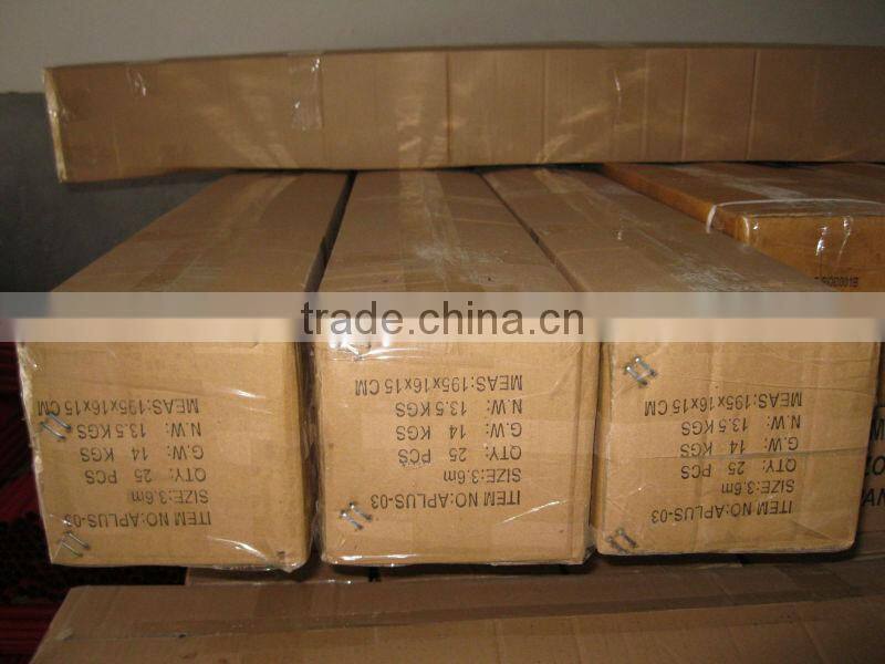 1.2m-5.4m Iron/Aluminum 1-3 sections Manufacturers Aluminum Extension Poles