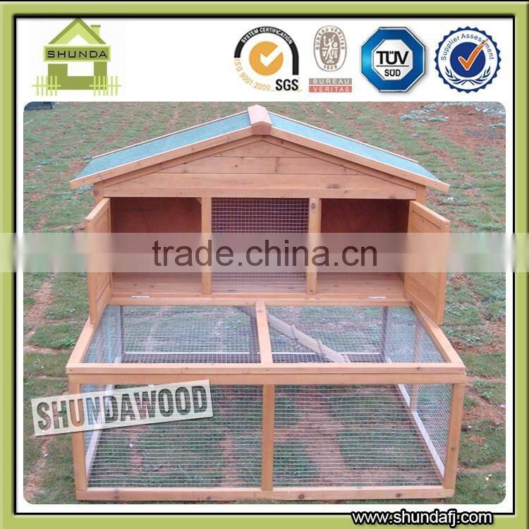 Portable Wood Commercial Rabbit Cage