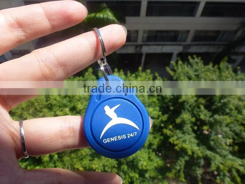 13.56MHz RFID key chain fobs printable programmable writable NFC key fob tag
