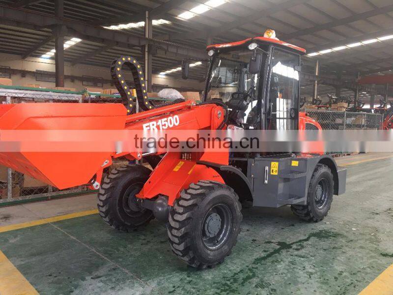 Telescopic 1.5 Ton Boom Loader with Pallet Fork
