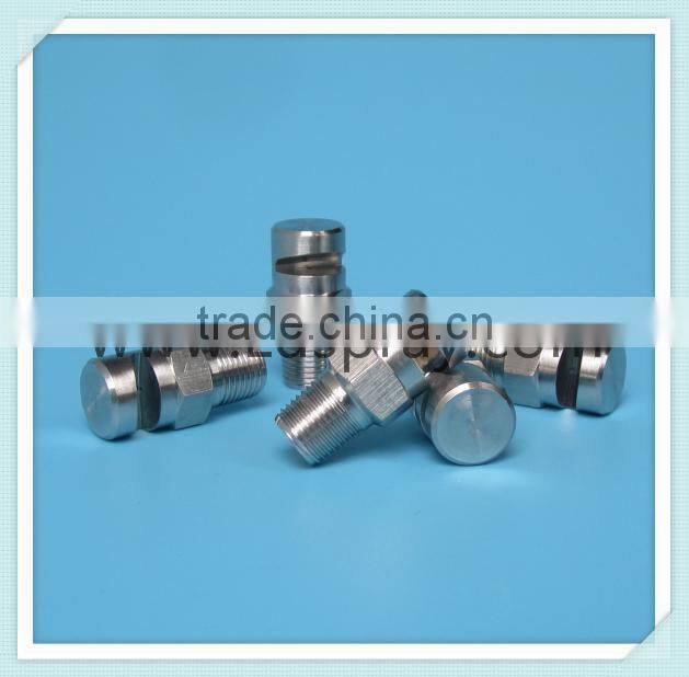 Stainless steel or brass flat fan stream water spraying jet nozzles