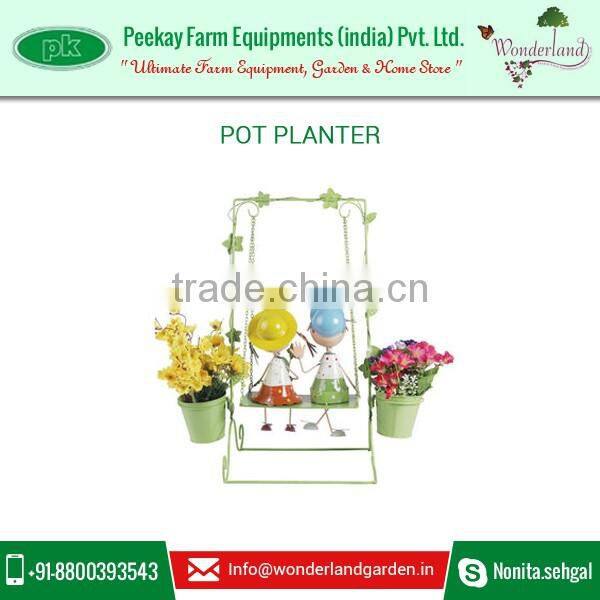 Custom Cheap Resin Flower Pot Planter Unique Boy Girl Two Pot Planters for Sale