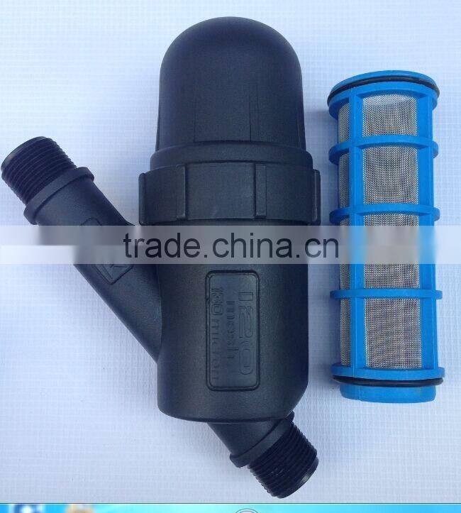 Water filter with 60 mesh