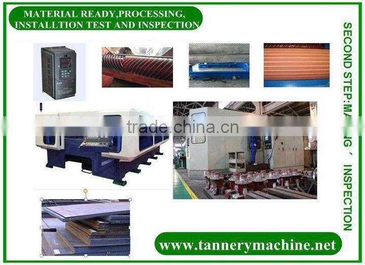 hydraulic leather fleshing machine for goat