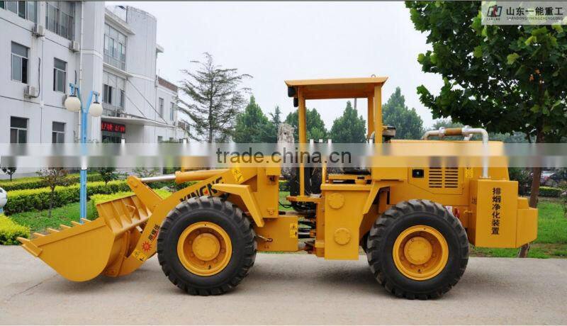 mining loader side-dumping