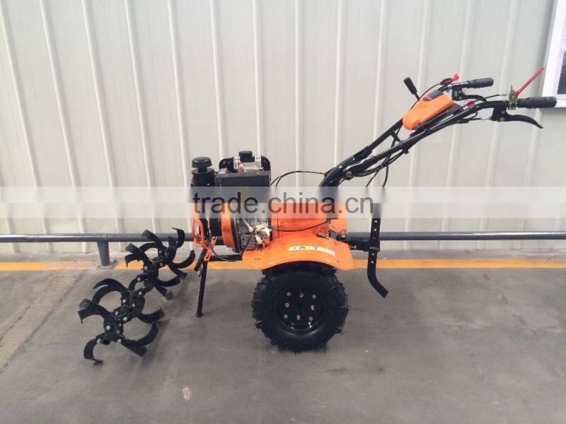 BSG900New Chongqing CHINA AEROBS 5220W mini power digger with tiller trailer for garden farming uses