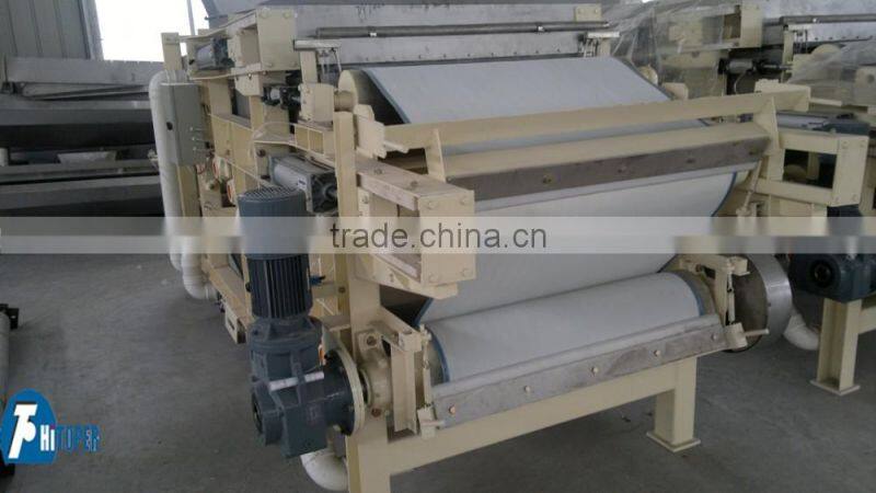 organic waste sludge dewatering belt filter press