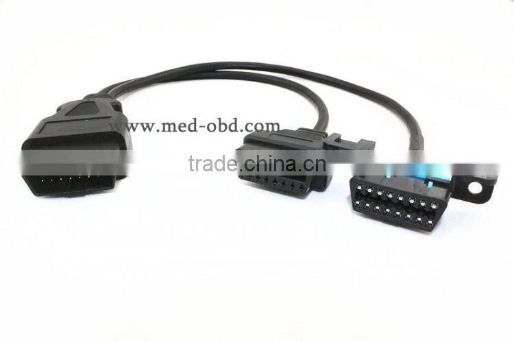 Cross angle 16pin M To 2 pcs 16pin F