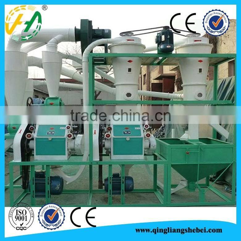Complete processing line corn flour milling machine