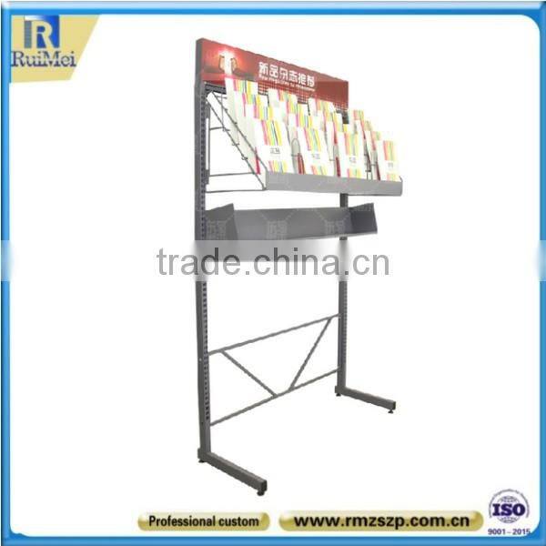Multifunction Free-Stand Magazine Stand/Shelf Display Rack