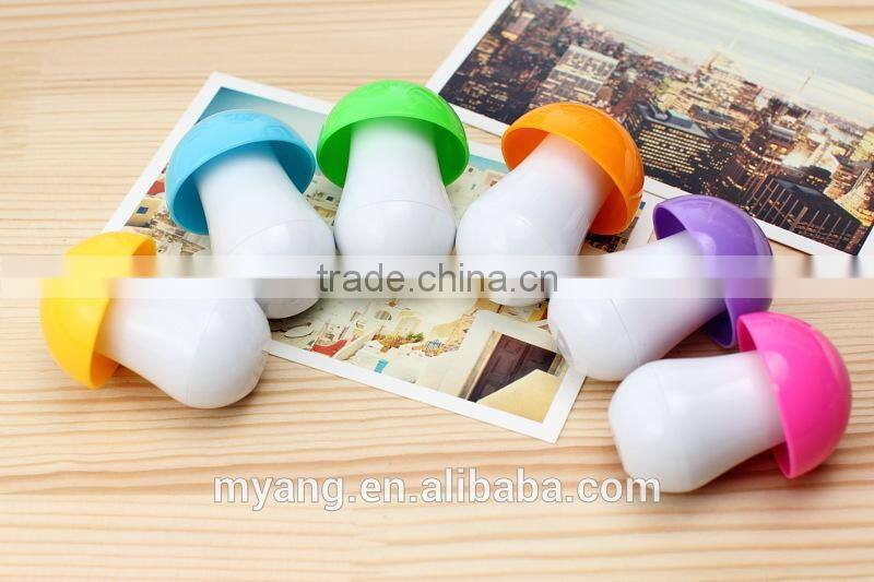 Advertising mushroom ball pen/printing own logo plastic ball pen/promotion ball pen